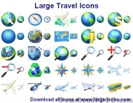 Large Travel Icons screenshot